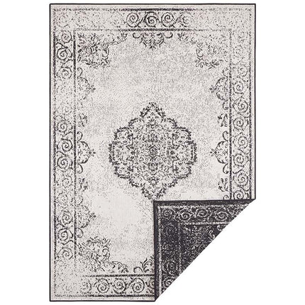 Dubbelzijdig Buitenkleed Triomphe - Zwart/Crème