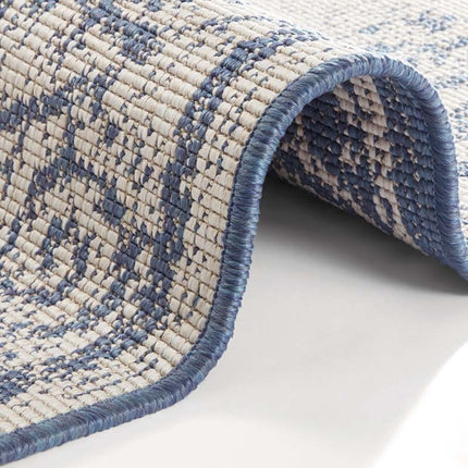 Dubbelzijdig Buitenkleed Triomphe - Blauw/Crème