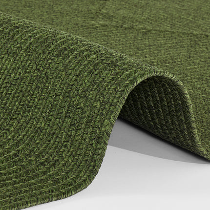 Jute Buitenkleed Braids - Groen