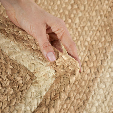 Vloerkleed Looma Rechthoekig - Natuur Goud Ivoor