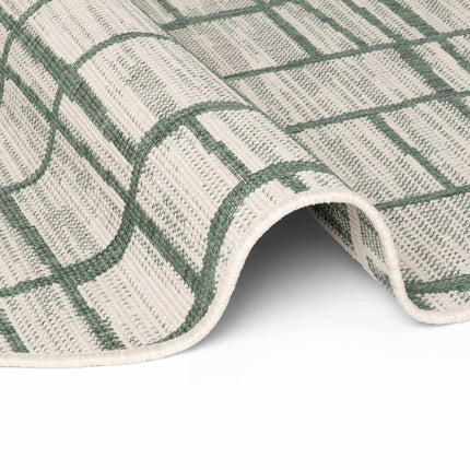 Ted Baker Vloerkleed Crouch Rond - Groen Wit