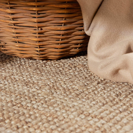 Vloerkleed Jaipur Rond - Natuurlijk goud