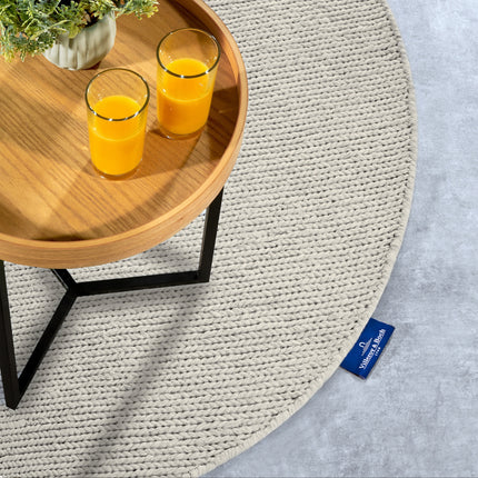 Vloerkleed Francois Rond - Wit