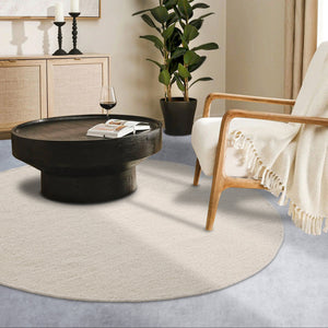 Vloerkleed Francois Rond - Wit