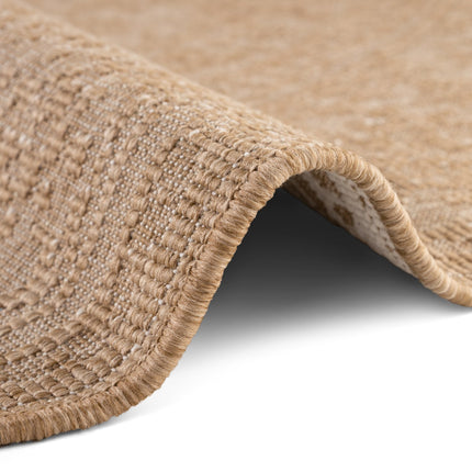 Dubbelzijdig Buitenkleed Kona - Beige/Wit