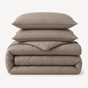 Easy Dekbed Zonder Overtrek - Taupe