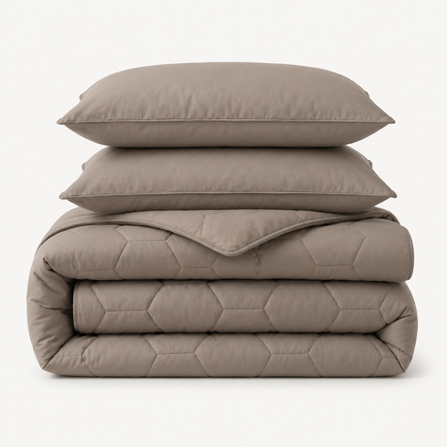 Easy Dekbed Zonder Overtrek - Taupe