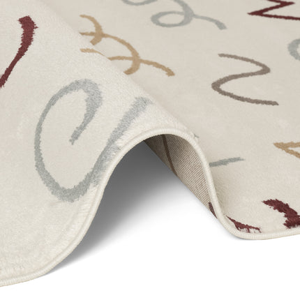 Vloerkleed Fiete Rechthoekig - Creme Multicolor