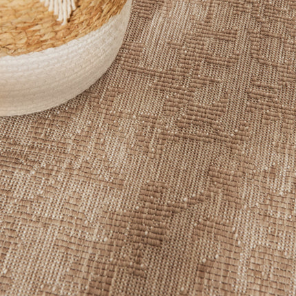 Dubbelzijdig Buitenkleed Kona - Beige/Wit