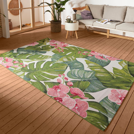 Vloerkleed Tropical Rechthoekig - Kleurrijk