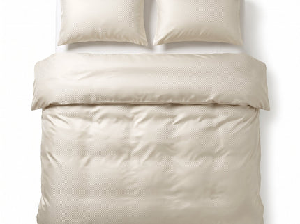 Dekbedovertrek Satin Point - Creme