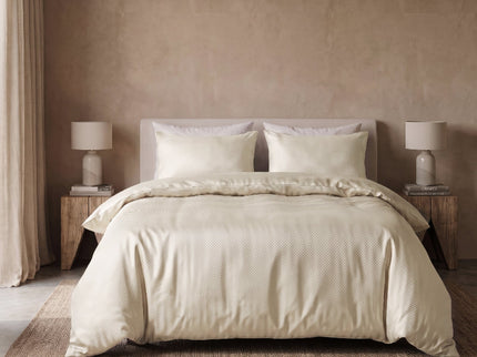 Dekbedovertrek Satin Point - Creme