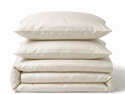 Dekbedovertrek Satin Point - Creme