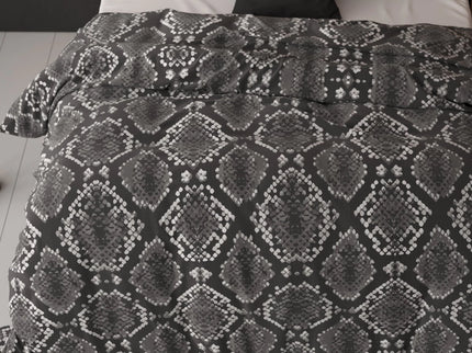 Dekbedovertrek Riley Cotton blend - Antraciet