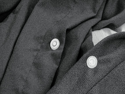 Dekbedovertrek Velvet Uni - Antraciet