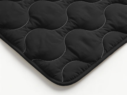 Lazy Dekbed Zonder Overtrek - Zwart/Blauw