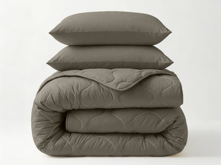 Lazy Dekbed Zonder Overtrek - Kaki