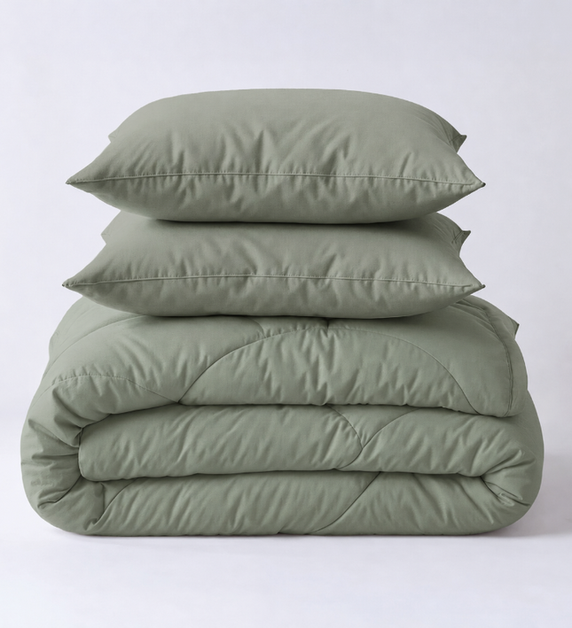 Lazy Dekbed Zonder Overtrek - Groen