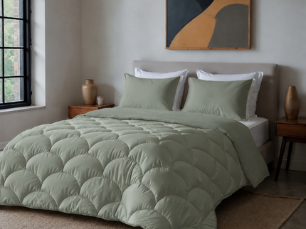 Lazy Dekbed Zonder Overtrek - Groen