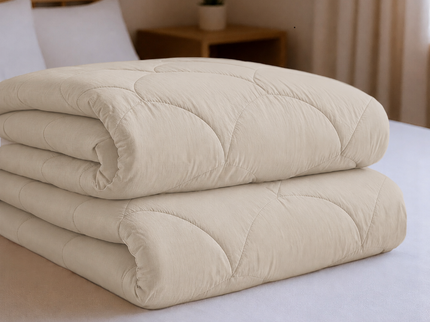 Lazy Dekbed Zonder Overtrek - Licht Taupe