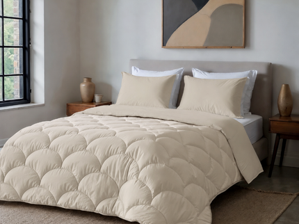 Lazy Dekbed Zonder Overtrek - Licht Taupe