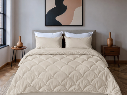 Lazy Dekbed Zonder Overtrek - Licht Taupe
