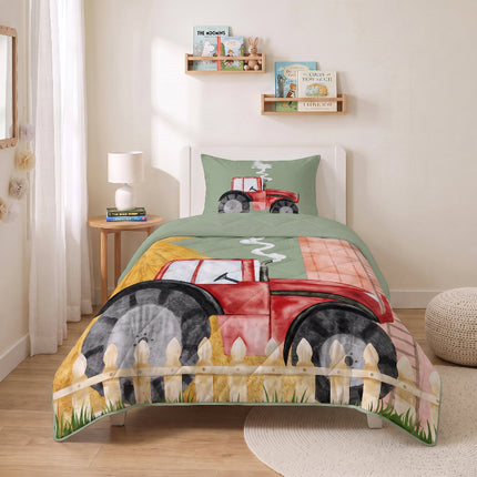 Lazy Dekbed Zonder Overtrek Kids - Tractor