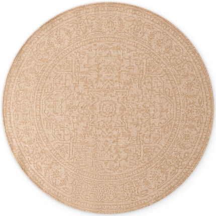 Dubbelzijdig Buitenkleed Kona Rond - Beige