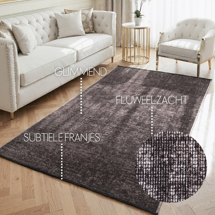 Vloerkleed Brilliance - Bruin