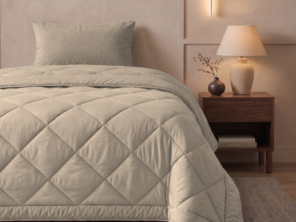 Easy Dekbed Zonder Overtrek Uni - Beige