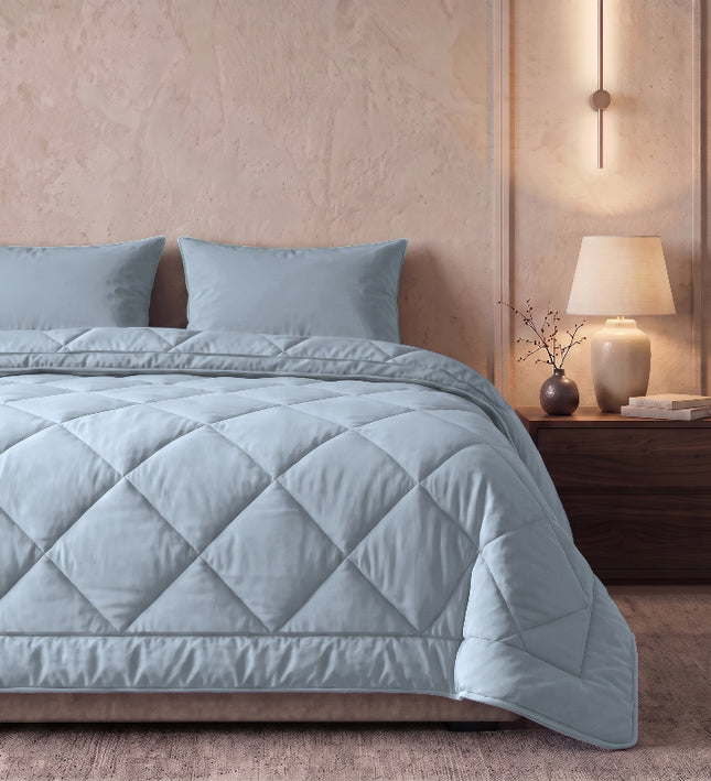 Easy Dekbed Zonder Overtrek Uni - Blauw