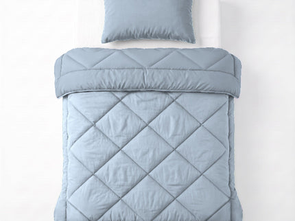 Easy Dekbed Zonder Overtrek Uni - Blauw