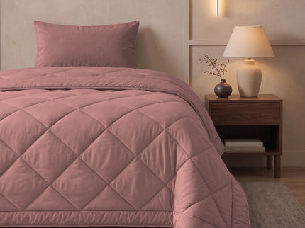 Easy Dekbed Zonder Overtrek Uni - Mauve