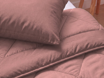 Easy Dekbed Zonder Overtrek Uni - Mauve