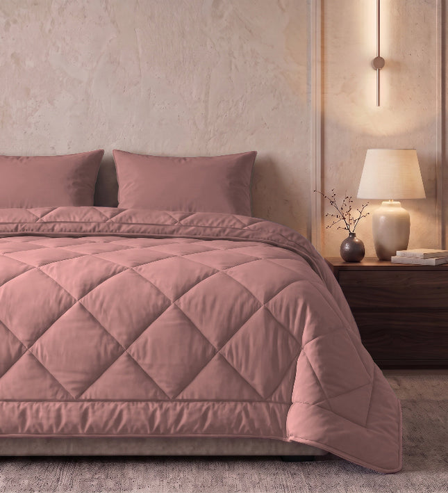 Easy Dekbed Zonder Overtrek Uni - Mauve