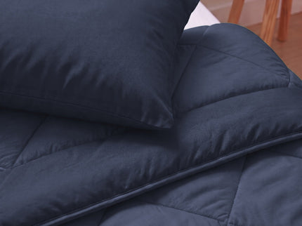 Easy Dekbed Zonder Overtrek Uni - Navy