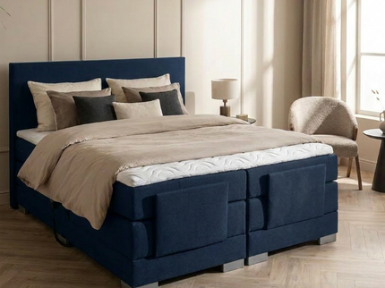 Elektrische Boxspring Julia - Navy