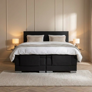Elektrische Boxspring Julia - Zwart