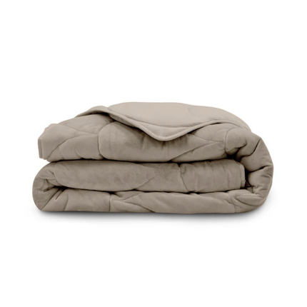 Easy Dekbed Zonder Overtrek - Velvet - Taupe