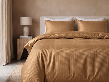 Dekbedovertrek Satin Point - Taupe