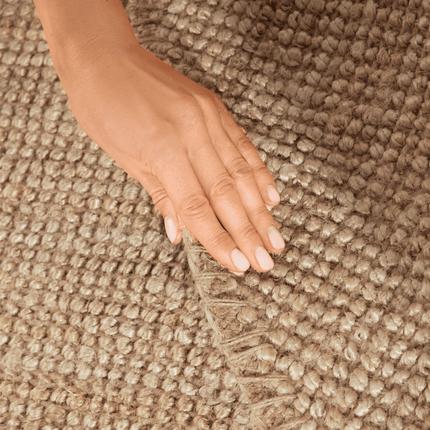 Handgeweven Jute Vloerkleed - Naturel