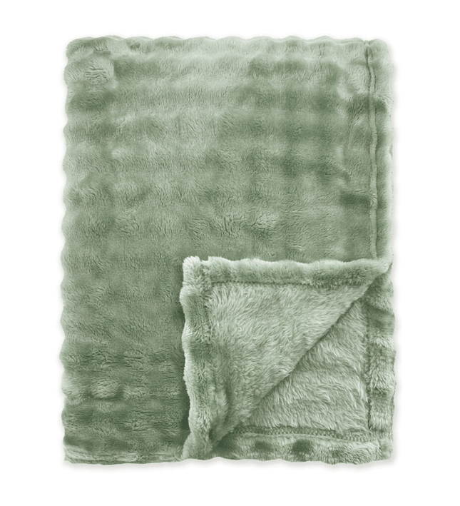 Bedsprei Ribbed Comfort -Olijfgroen
