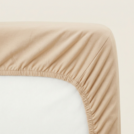 Hoeslaken - Katoen Dubbel Jersey - Crème