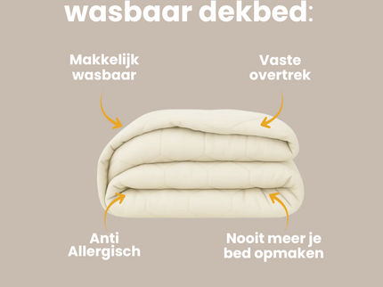 Easy Dekbed Zonder Overtrek - Off White