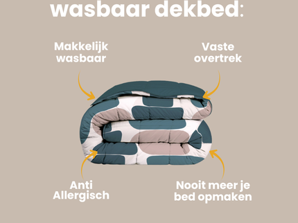 Easy Dekbed Zonder Overtrek - Stacking Stones