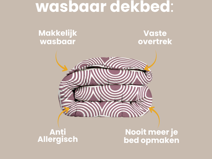 Easy Dekbed Zonder Overtrek - Layered Rainbows
