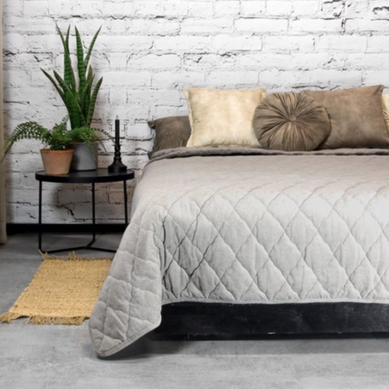Bedsprei Jenny - Grijs