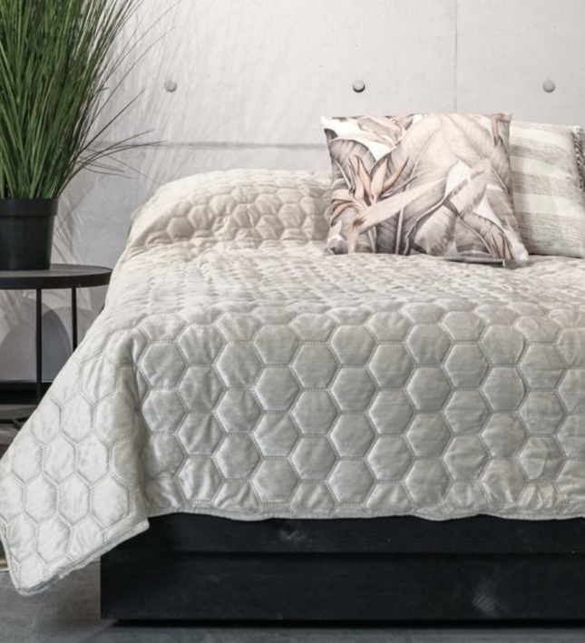 Bedsprei Peggy - Wit
