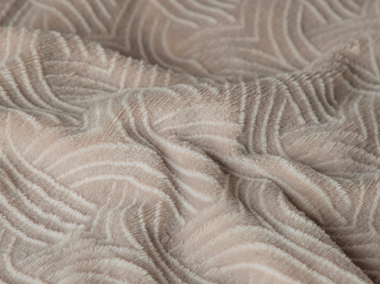 Dekbedovertrek Flanel Art - Taupe