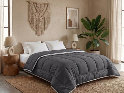 Lazy Dekbed Zonder Overtrek - 3D Air - Antraciet
